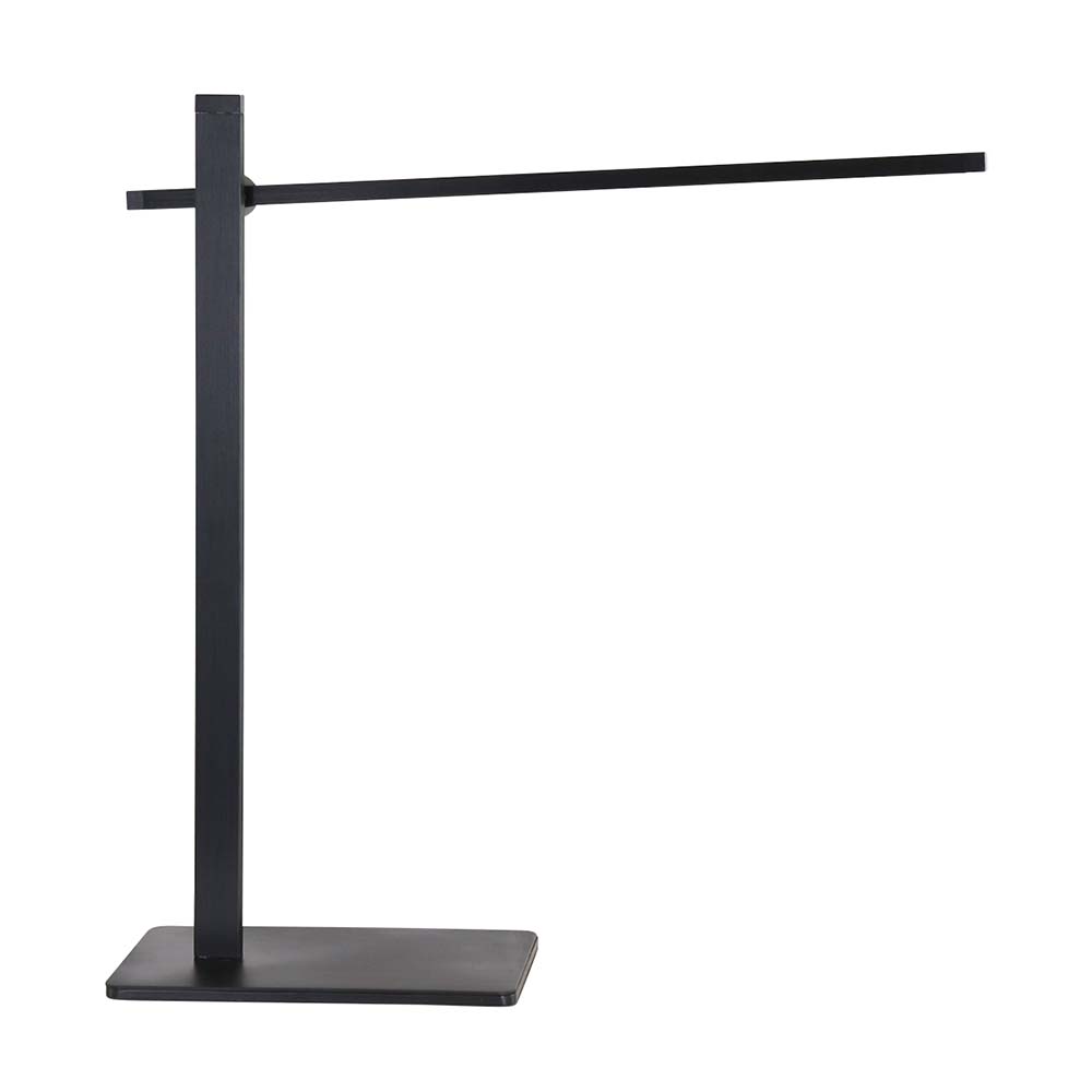 LED Tischleuchte schwarz, dimmbar, verstellbar, H 70 cm von Steinhauer