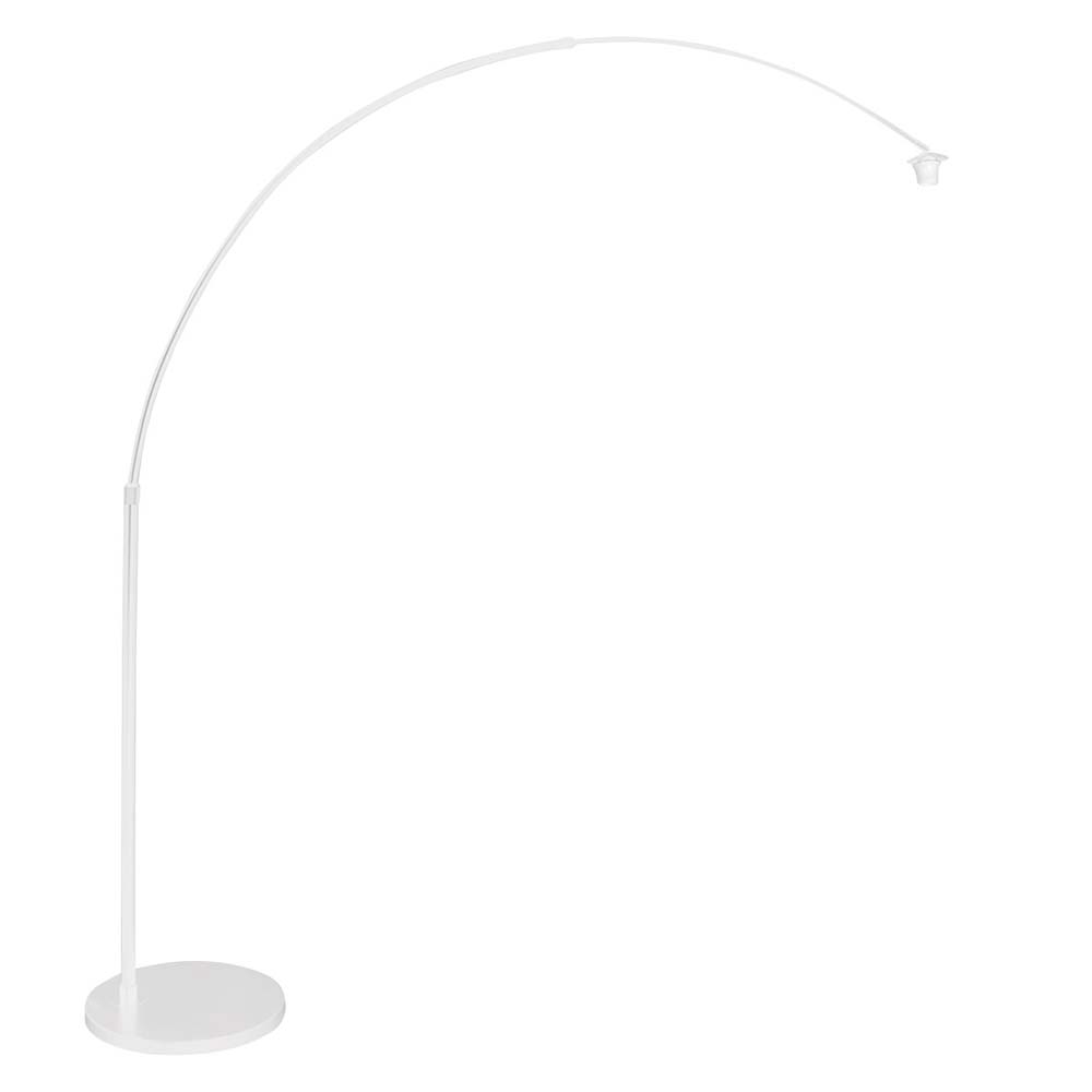 Stehlampe, Metall, Bogenleuchte, ohne Schirm, H 210 cm von Steinhauer
