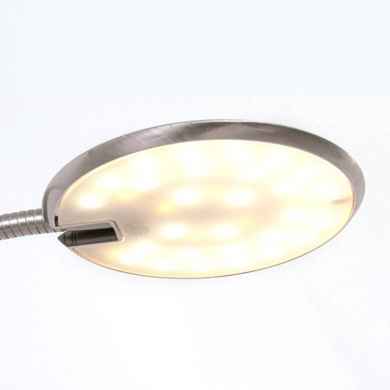 Zenith - LED-Tischlampe mit Dimmer, stahl von Steinhauer