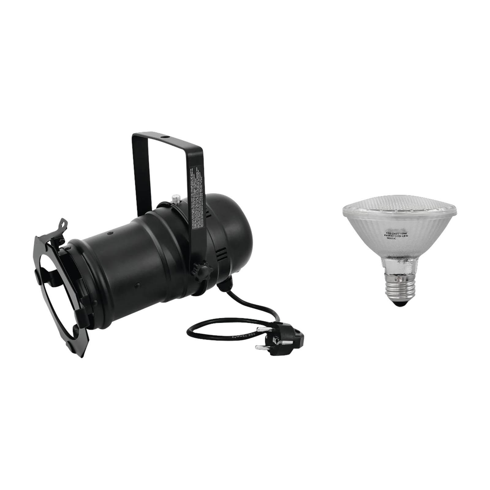 EUROLITE Set PAR-30 Spot LED-Strahler schwarz von Steinigke Showtechnic