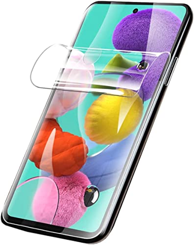 2 Stück Hydrogel Film für Samsung Galaxy A51 5G 6.5", Schutzfolie Blasenfreie Weich TPU Displayschutzfolie Vollständige Abdeckung Fingerabdruck-ID unterstützen von Stejnhge