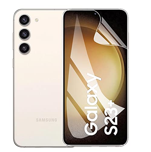 2 Stück Hydrogel Film für Samsung Galaxy S23+ / S23 Plus (6.6"), Schutzfolie Weich TPU Displayschutzfolie Vollständige Abdeckung Fingerabdruck-ID unterstützen [nicht Glas] von Stejnhge