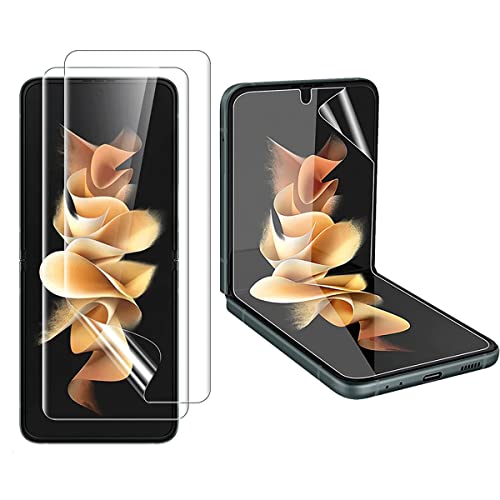 2 Stück Hydrogel Film für Samsung Galaxy Z Flip 3 / Flip3 5G (6.7"), Schutzfolie Weich TPU Displayschutzfolie Vollständige Abdeckung [nicht Glas] von Stejnhge