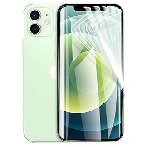 2 Stück Hydrogel Film für iPhone 12 Pro Max (6.7 inch), Schutzfolie Blasenfreie Weich TPU Displayschutzfolie Vollständige Abdeckung Fingerabdruck-ID unterstützen von Stejnhge