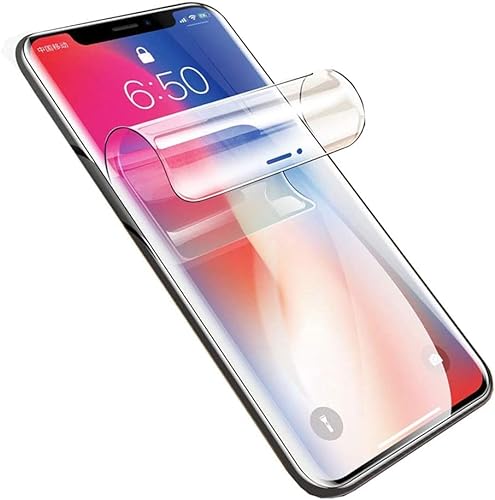 2 Stück Hydrogel Film für iPhone X/XS, Schutzfolie Blasenfreie Weich TPU Displayschutzfolie Vollständige Abdeckung Fingerabdruck-ID unterstützen von Stejnhge