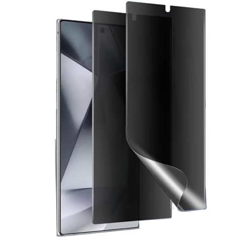 2 Stück Privacy Hydrogel Schutzfolie für Samsung Galaxy S25 Ultra 5G, [Anti-Spy] Displayschutz, TPU Flex Folie [Support Face ID] von Stejnhge