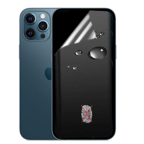 Stejnhge 2 Stk Schutzfolie Matte Hydrogel Film für iPhone 12 Pro Max (6.7 inch), Anti-Fingerabdruck/Blendschutz Folie, Flexible TPU-Displayschutzfolien von Stejnhge