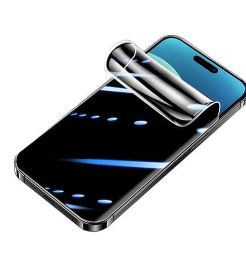 Stejnhge 2 Stück Privacy Hydrogel Schutzfolie für iPhone 15 Plus (6.7"), [Anti-Spy] Displayschutz, TPU Flex Folie [Support Face ID] von Stejnhge