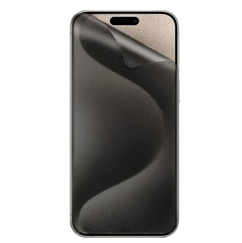 Stejnhge 2 Stück Sichtschutz-Hydrogel-Folie für iPhone 15 Pro (6.1"), Anti-Spy Screen Protector,[Anti-Spy] Displayschutz, TPU Flex Folie [nicht Glas] von Stejnhge