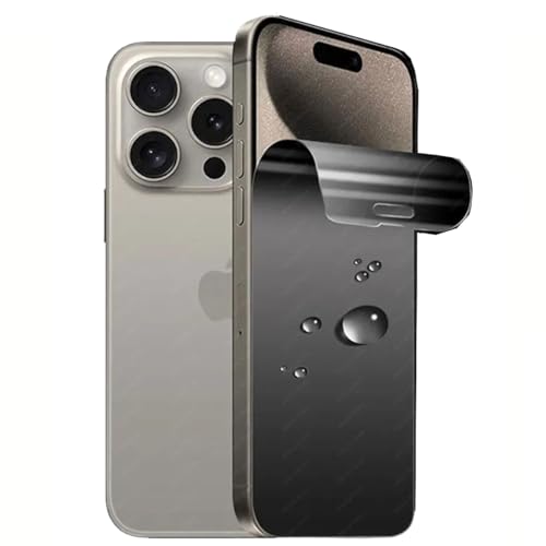 Stejnhge 2 Stück Sichtschutz-Hydrogel-Folie für iPhone 15 Pro Max (6.7"), Anti-Spy Screen Protector,[Anti-Spy] Displayschutz, TPU Flex Folie [nicht Glas] von Stejnhge