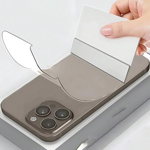 Stejnhge 2 Stück Zurück Hydrogel Folie für iPhone 16 Pro, [HD] Flexible TPU-Displayschutzfolien Film, Rückseite Schutzfolie Explosionsgeschützt von Stejnhge