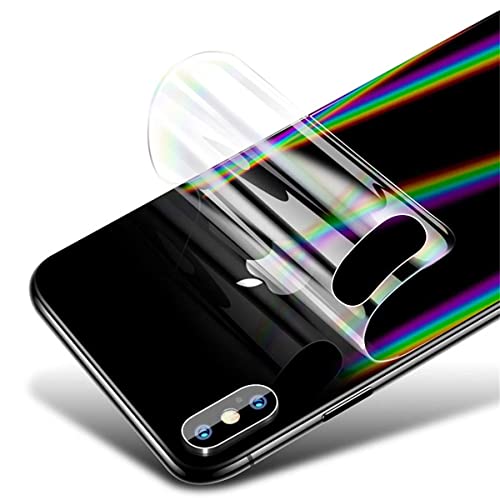 Stejnhge 2 Stück Zurück Hydrogel Folie für iPhone X/iPhone XS (5.8"), [HD] Flexible TPU-Displayschutzfolien Film, Rückseite Schutzfolie Explosionsgeschützt [nicht Glas] von Stejnhge