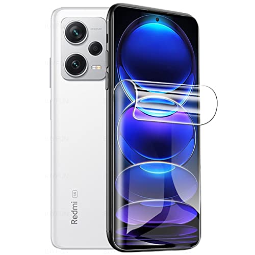 Stejnhge Hydrogel Schutzfolie für Xiaomi Redmi Note 12 Pro 5G / Note12 Pro+ / Note12 Explorer (6.67"), [2 Stück] Displayschutzfolie Flex Folie Vollständige HD Anti-Fingerprint Deckung Displayschutz von Stejnhge