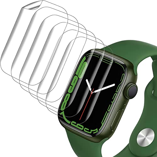 Stejnhge TPU Hydrogel Schutzfolie für Apple Watch 4/5/6/SE 44mm, [5 Stück] Displayschutzfolie Flex Folie [HD] Anti-Fingerprint von Stejnhge