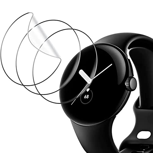 Stejnhge TPU Hydrogel Schutzfolie für Google Pixel Watch 2(2023) /Pixel Watch 1 (2022), [5 Stück] Displayschutzfolie Flex Folie [HD] Anti-Fingerprint [nicht Glas] von Stejnhge