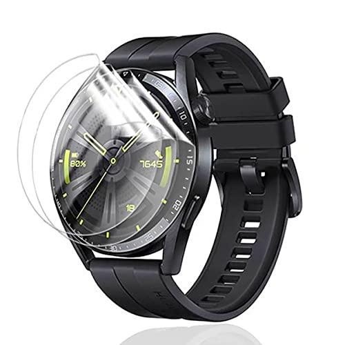 Stejnhge TPU Hydrogel Schutzfolie für Huawei Watch GT 3 42MM, [5 Stück] Displayschutzfolie Flex Folie [HD] Anti-Fingerprint von Stejnhge