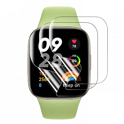 Stejnhge TPU Hydrogel Schutzfolie für Xiaomi Redmi Watch 3, [5 Stück] Displayschutzfolie Flex Folie [HD] Anti-Fingerprint [nicht Glas] von Stejnhge