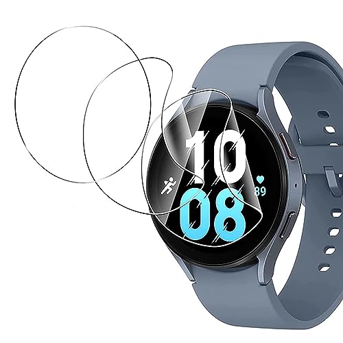 TPU Hydrogel Schutzfolie für Samsung Galaxy Watch 6 Classic 47mm, [5 Stück] Displayschutzfolie Flex Folie [HD] Anti-Fingerprint [nicht Glas] von Stejnhge