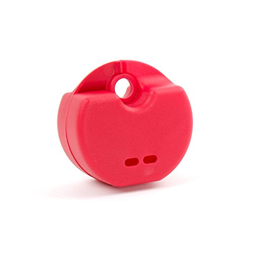 StellaPlast SP-221054rot Spangendose mit Schnappverschluss zur sicheren Aufbewahrung von kieferorthopädischen Apparaturen, Knirscherschienen/Prothesen, 5,0 cm x 7,7 cm x 4,0 cm von StellaPlast