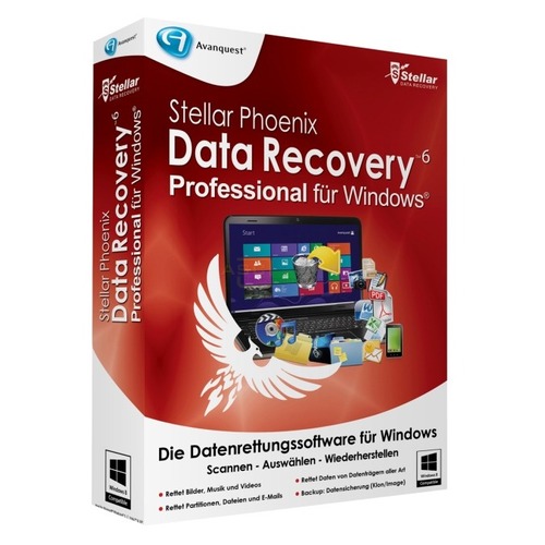 Phoenix Data Recovery 6 Professional für Windows Vollversion MiniBox    ( Avanquest ) von Stellar