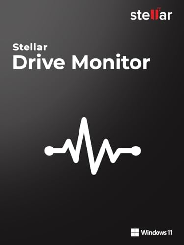 Stellar Drive Monitor 11 - All-in-One Software zur Laufwerksüberwachung | Standard | 1 Gerät | 1 Jahr | PC Aktivierungscode per Email von Stellar