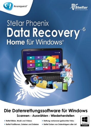 Stellar Phoenix Data Recovery 6 Home Windows [Download] von Stellar