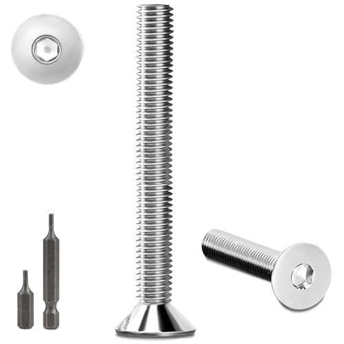 150 Stk senkkopfschrauben edelstahl M3X30mm Innensechskant M3 edelstahlschrauben Senkkopf Schrauben mit 2 Stk Sechskant Schrauberkopf Steckdose Gewindeschrauben Senkschraube DIN 7991/ISO 10642(Silber) 150 Stk senkkopfschrauben edelstahl M3X30mm Innensechskant M3 edelstahlschrauben Senkkopf Schrauben mit 2 Stk Sechskant Schrauberkopf Steckdose Gewindeschrauben Senkschraube DIN 7991/ISO 10642(Silber) von Stellarill