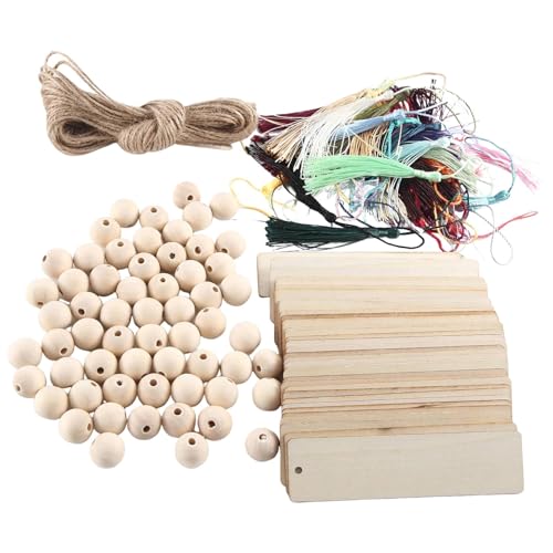 Steowsey 1 Set Unbehandeltes -Lesezeichen, Lesezeichen, DIY-Lesezeichen + Quasten. von Steowsey