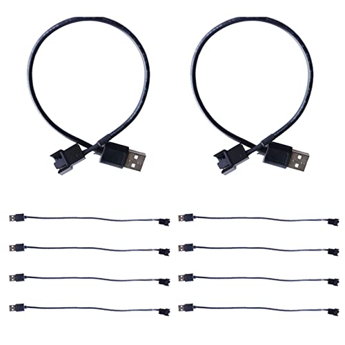 Steowsey 10 StüCk USB auf 4 Pin LüFter Adapterkabel Computer PC LüFter Stromkabel Stecker Adapter 5V USB auf Computer CPU LüFterkabel Steowsey 10 StüCk USB auf 4 Pin LüFter Adapterkabel Computer PC LüFter Stromkabel Stecker Adapter 5V USB auf Computer CPU LüFterkabel von Steowsey