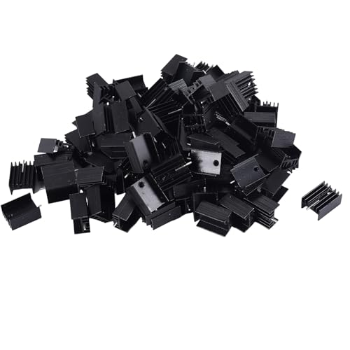 Steowsey 100 StüCk 20X15X10Mm Aluminium To-220 KüHlköRper To 220 KüHlköRper KüHlung Transistor KüHler To220 KüHler KüHlung von Steowsey