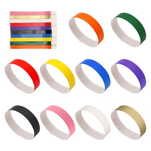 Steowsey 1000 STÜCKE Wasserdichte NeonarmbäNder ArmbäNder für Veranstaltungen Geeignet für Partys, ArmbäNder (10 Farben) von Steowsey