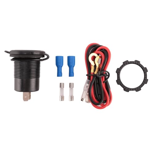 Steowsey 12V USB-Autoladegerät-Adapter, Schnellladung, Schwarz für Auto, Boot, Wohnmobil, Marine, ATV Steowsey 12V USB-Autoladegerät-Adapter, Schnellladung, Schwarz für Auto, Boot, Wohnmobil, Marine, ATV von Steowsey