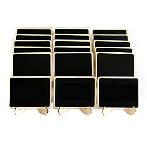 Steowsey 18 StüCke Mini Tafel für Food Lebensmittel Etiketten für Buffet Table Kleine Tafel für von Steowsey