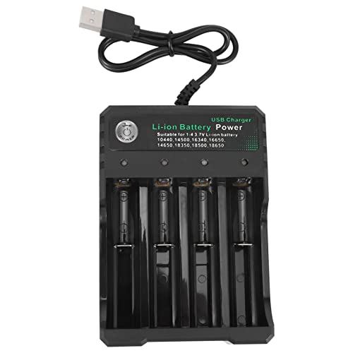 Steowsey 18650 Lithium Batterie LadegeräT 4 SteckpläTze 3,7 V Smart USB Laden StäNder 14500 Taschenlampe LadegeräT Steowsey 18650 Lithium Batterie LadegeräT 4 SteckpläTze 3,7 V Smart USB Laden StäNder 14500 Taschenlampe LadegeräT von Steowsey