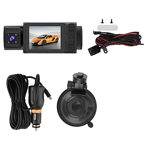 Steowsey 2-Autokamera mit 1080P-Bildschirm, DVR, Auto-Dashcam, Vorder- und Rückkamera mit Innenkamera, 24-Stunden-Parkplatzüberwachung Steowsey 2-Autokamera mit 1080P-Bildschirm, DVR, Auto-Dashcam, Vorder- und Rückkamera mit Innenkamera, 24-Stunden-Parkplatzüberwachung von Steowsey