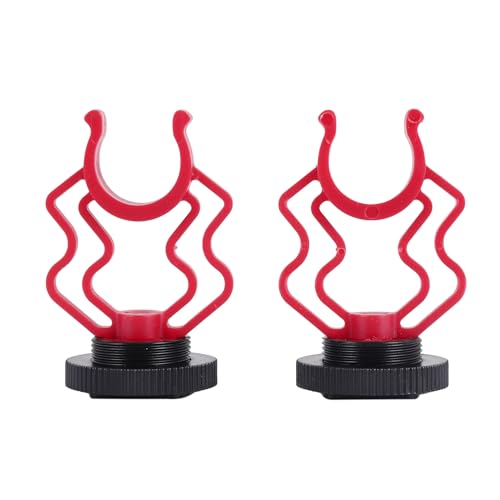 Steowsey 2 STÜCKE Universal Mikrofon WellenföRmiger Halter Adapter Kunststoff Mikrofon Halterung für by-Mm1 Steowsey 2 STÜCKE Universal Mikrofon WellenföRmiger Halter Adapter Kunststoff Mikrofon Halterung für by-Mm1 von Steowsey