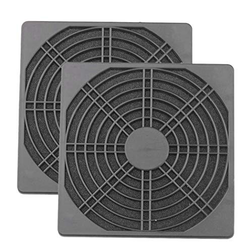 Steowsey 2 StüCke Staubdichter GebläSe Schutz ABS Computer Ventilator Grill 120 Mm LüFter Filter LüFter Gitter Abdeckung Werkzeugloses LüFter Sieb von Steowsey