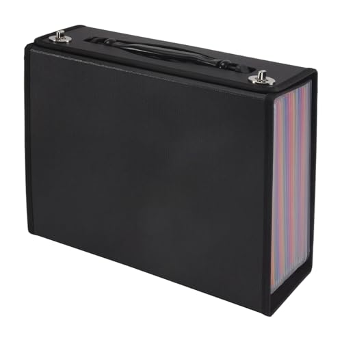 Steowsey 24 Erweiterbarer Dateiordner Akkordeon Datei Organizer, Dokumenten Eingangs Organizer Aus Kunststoff für Unternehmen, BüRo von Steowsey