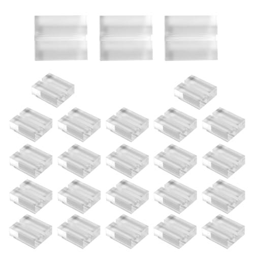 Steowsey 25 StüCk Acryl StäNder Tischkarten Halter 1,2 Tisch Nummern StäNder Klarer Karten StäNder für Tisch Hochzeit Fotos von Steowsey
