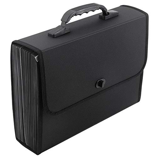 Steowsey 26 Gitter Tragbare Organ Tasche A4 Mehr Schichtiger Ordner für BüRo SchüLer mit Test Papier Halter mit GroßEr KapazitäT von Steowsey