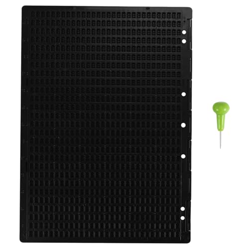 Steowsey 27 Zeilen und 30 Raster Praktische Schulplastik Braille Schreibtafel mit Stift von Steowsey