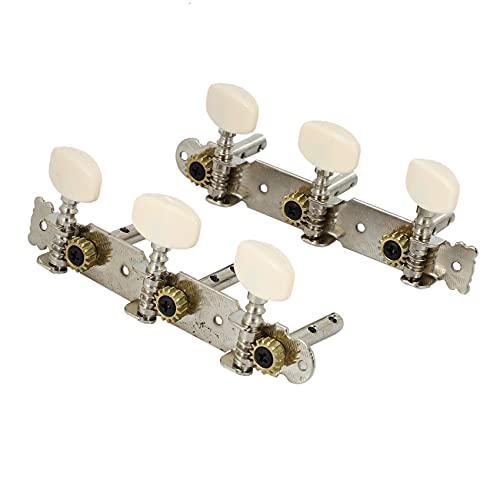 Steowsey 2Pcs Acoustic Classic Guitar Set Stimmwirbel Keys Mechaniken StimmgeräTe von Steowsey