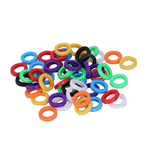 Steowsey 50 PCS Kleine Groesse Schlüsselkappe identifizieren Etikett von Steowsey