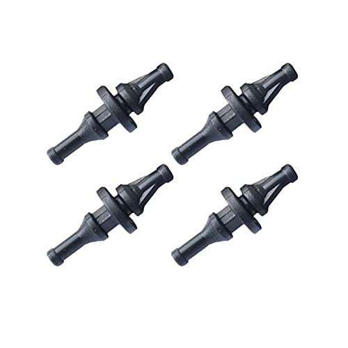 Steowsey 50 StüCk Computerkomponenten PC-GehäUse LüFter Befestigungsstift Anti-Noise Vibration Gummischrauben Anti-Vibrations-StoßDäMpfung von Steowsey