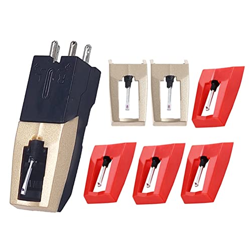 Steowsey 6 Stück Vinyl-Schallplattennadel-Spieler-Plattenspieler-Nadel Plattenspieler mit Diamant-Stylus- für Aufnahmespieler-Plattenspieler-Nadel Steowsey 6 Stück Vinyl-Schallplattennadel-Spieler-Plattenspieler-Nadel Plattenspieler mit Diamant-Stylus- für Aufnahmespieler-Plattenspieler-Nadel von Steowsey