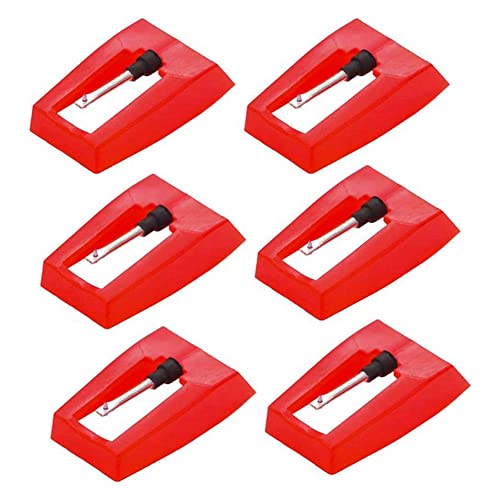 Steowsey 6Er-Pack Plattenspieler-Nadel, Vinyl-Phonograph LP Alter Phonograph Piezoelektrischer Kopf Steowsey 6Er-Pack Plattenspieler-Nadel, Vinyl-Phonograph LP Alter Phonograph Piezoelektrischer Kopf von Steowsey
