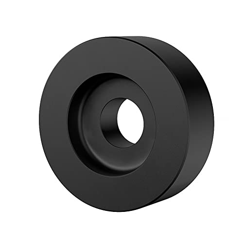 Steowsey Aluminium-45-RPM-Plattenspieler-Adapter für 7-Vinyl SL1200-Serie LP-Vinyl-Plattenspieler-ZubehöR, Schwarz Steowsey Aluminium-45-RPM-Plattenspieler-Adapter für 7-Vinyl SL1200-Serie LP-Vinyl-Plattenspieler-ZubehöR, Schwarz von Steowsey