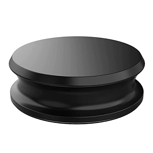 Steowsey Aluminium-Vinyl-Schallplatten-Gewichtsstabilisatorscheibe, Ausgewogene Klemme für Plattenspieler, LP-Plattenspieler, ZubehöR, Schwarz von Steowsey
