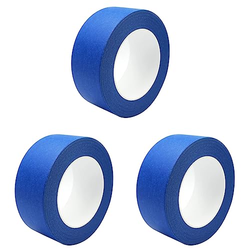 Steowsey Blaues Malerband, 5,1 Cm, Blaues Maler-Klebeband, Malerband, Großpackung für Mehrere Oberflächen, Erzeugt Scharfe Ohne Rückstände Steowsey Blaues Malerband, 5,1 Cm, Blaues Maler-Klebeband, Malerband, Großpackung für Mehrere Oberflächen, Erzeugt Scharfe Ohne Rückstände von Steowsey
