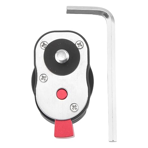 Steowsey Feldmonitor Schnellwechselplatte Fuer LCD-Monitor Magic Arm Led-Licht Kamera Camcorder Rig mit 1/4 Schraubenloch von Steowsey
